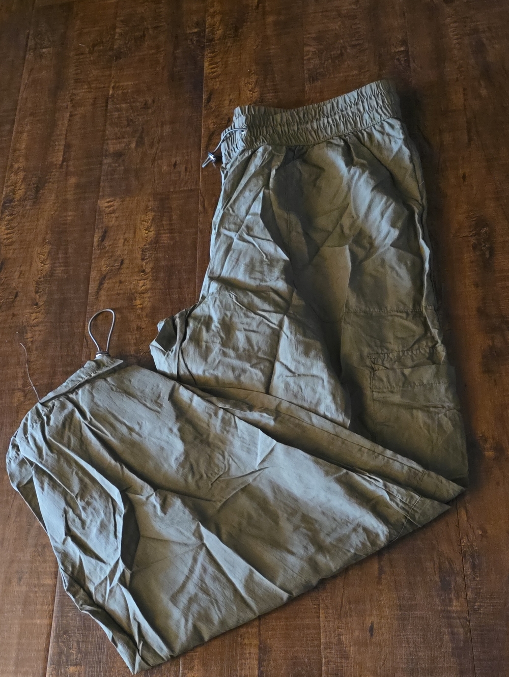 a new day Cargo Drawstring Pants - Olive Green